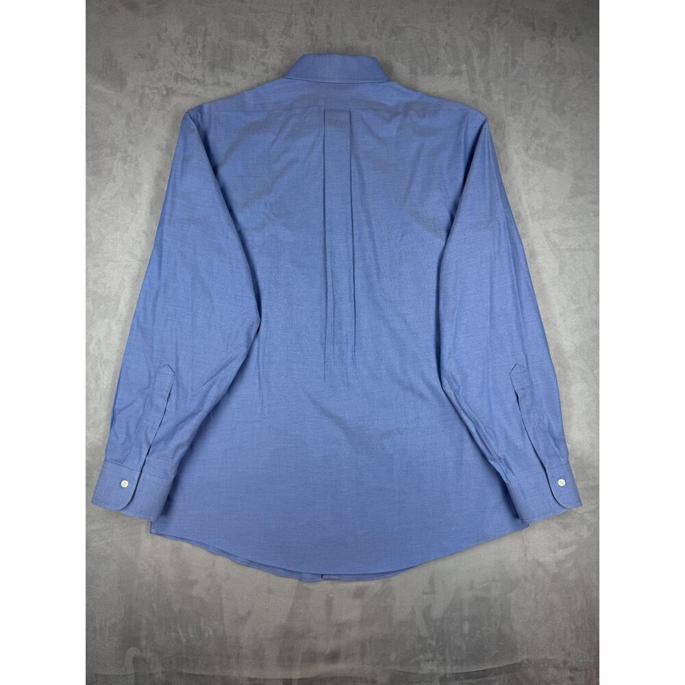 Brooks Brothers Men's 15.5-33 Regent Fit Blue LS Non-Iron Supima Shirt NWOT - Picture 4 of 11